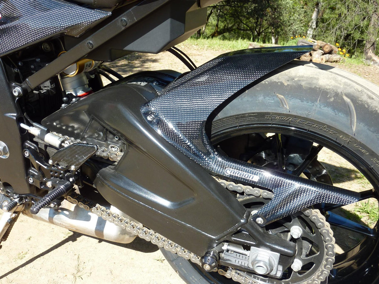 BMW S 1000R 2014-2020 Carbon Fiber Rear Fender with Chain Cover