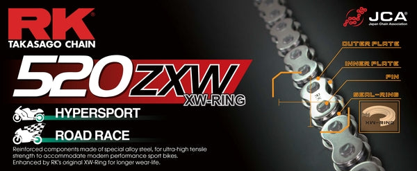 RK ZXW - EXTREME SUPERBIKE Chain - 520