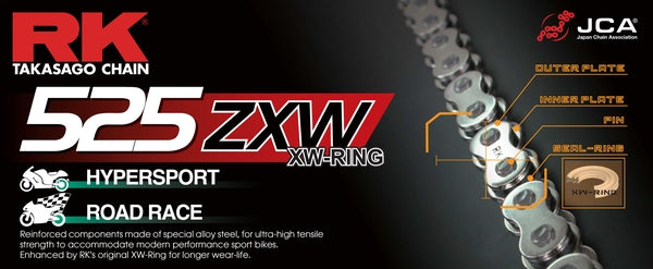 RK ZXW - EXTREME SUPERBIKE Chain - 525