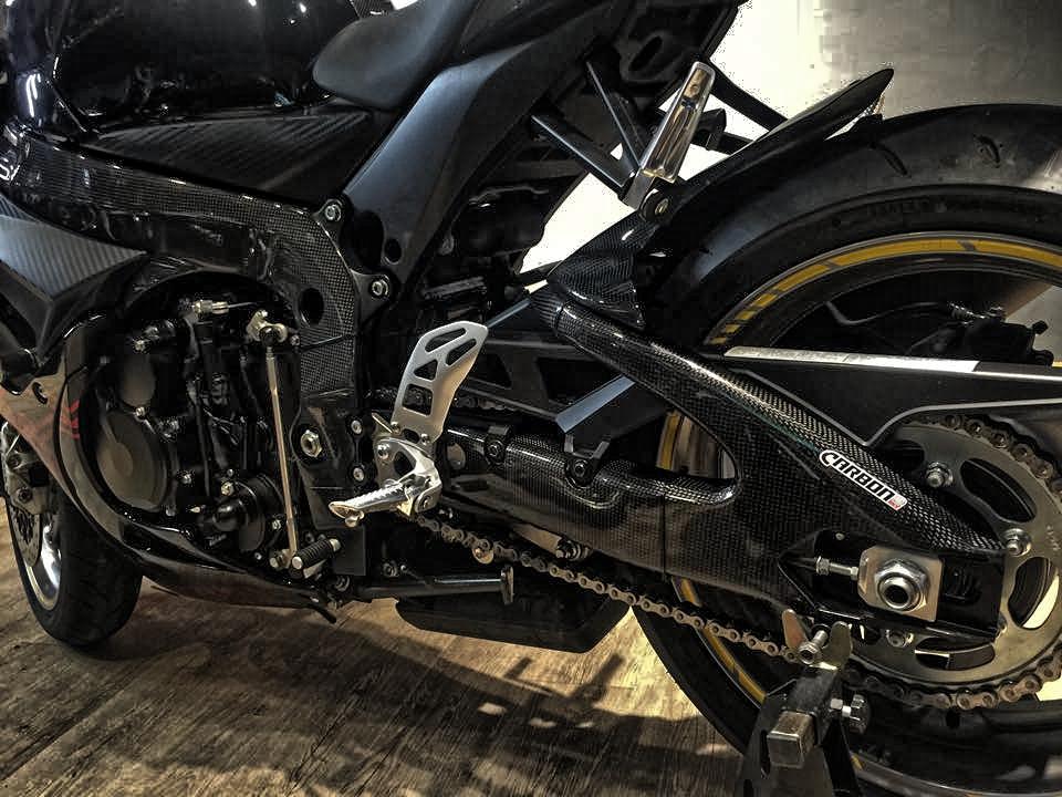 SUZUKI GSX-R 600-750 2011-2024 Carbon Fiber Swingarm Covers