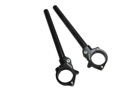 Pair Of Adjustable Straight Clip-ons From 6° to 10° FORK TUBE - 53mm