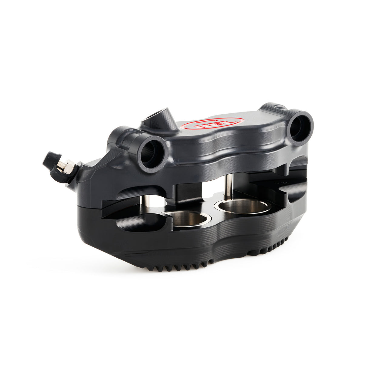 HEL V2 108mm Solid Billet 4 Piston Front Radial Brake Calipers with Finned Back