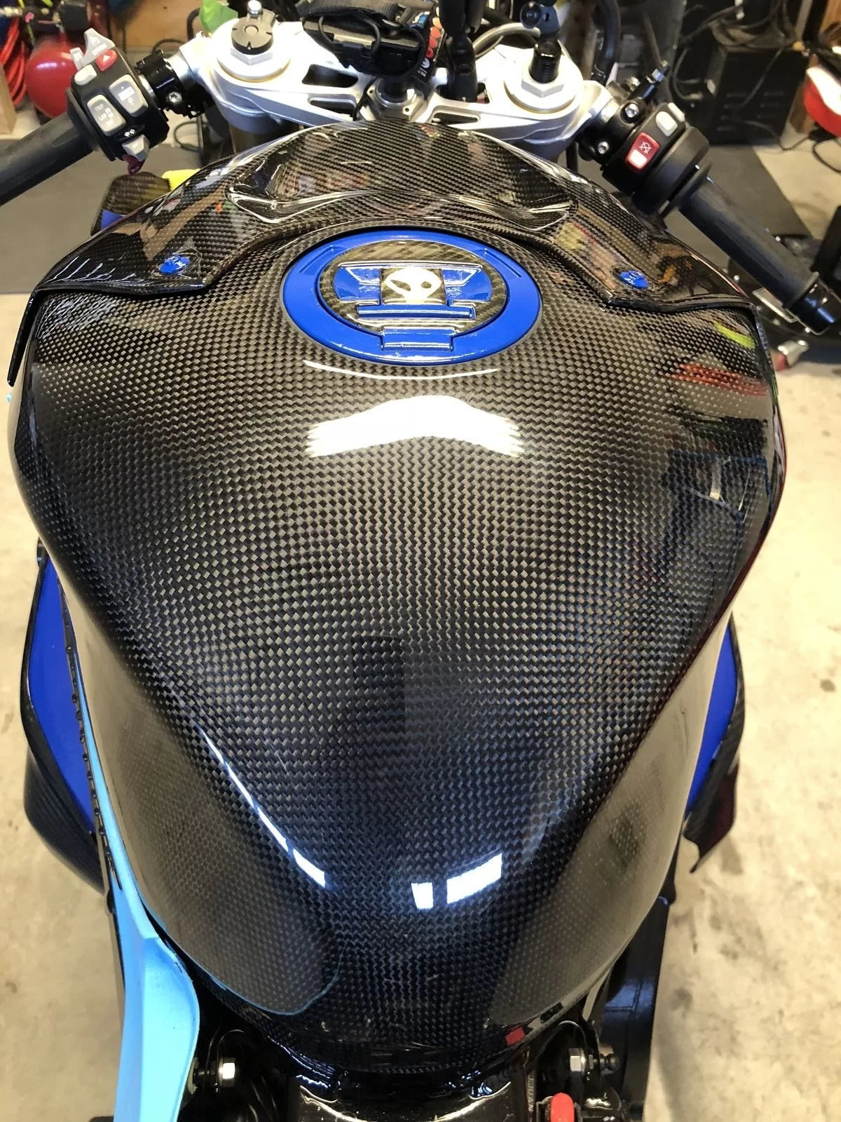 BMW S 1000RR 2009-2018 Carbon Fiber Full Tank Cover