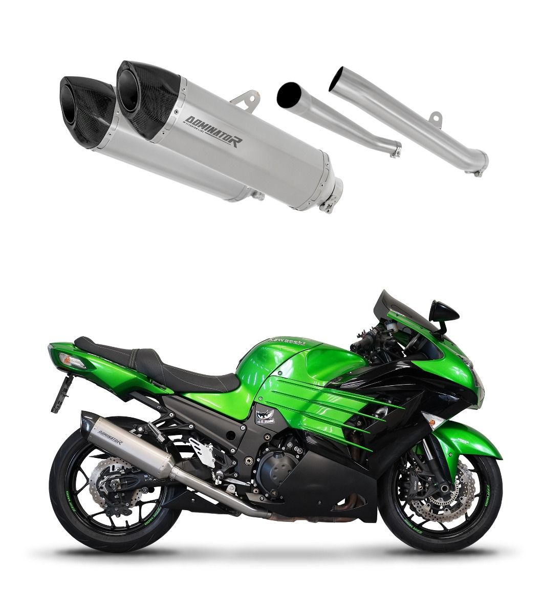 Dominator Exhaust Silencer Kawasaki ZZR 1400 2012 - 2023