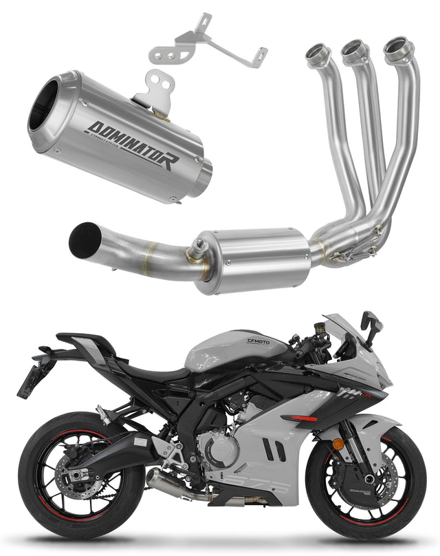Dominator full exhaust system GPS for CF MOTO 675 SR-R 2024-2026 (race use)