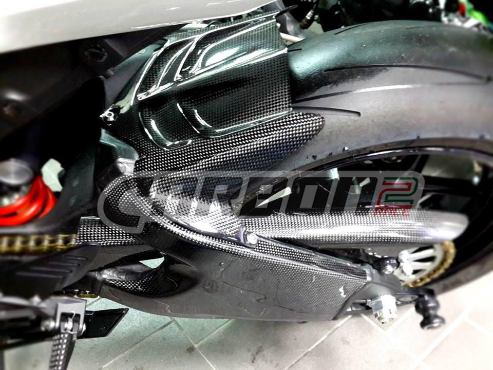 Kawasaki ZX-6R 2009-2024 Carbon Fiber Chain Cover – msliders