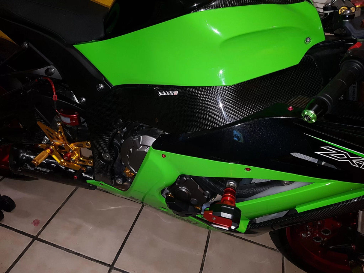 Kawasaki ZX10R 2011-2015 Carbon Fiber Frame Covers