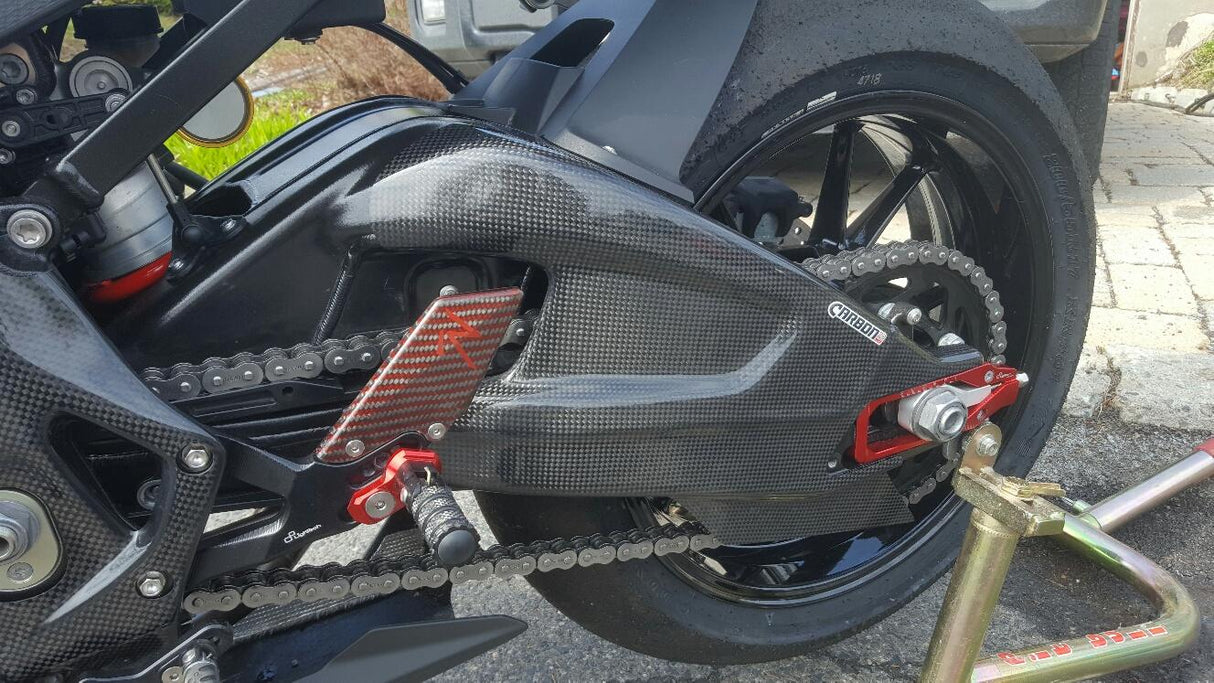 BMW S 1000R 2014-2020 Carbon Fiber Swingarm Covers