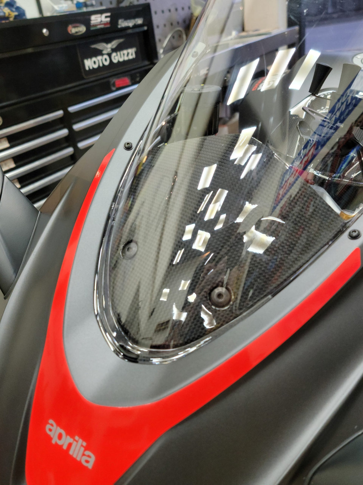 APRILIA RS660 Carbon Fiber Dashboard Cover