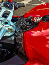 DUCATI Panigale V2 Carbon Fiber Key Lock Cover