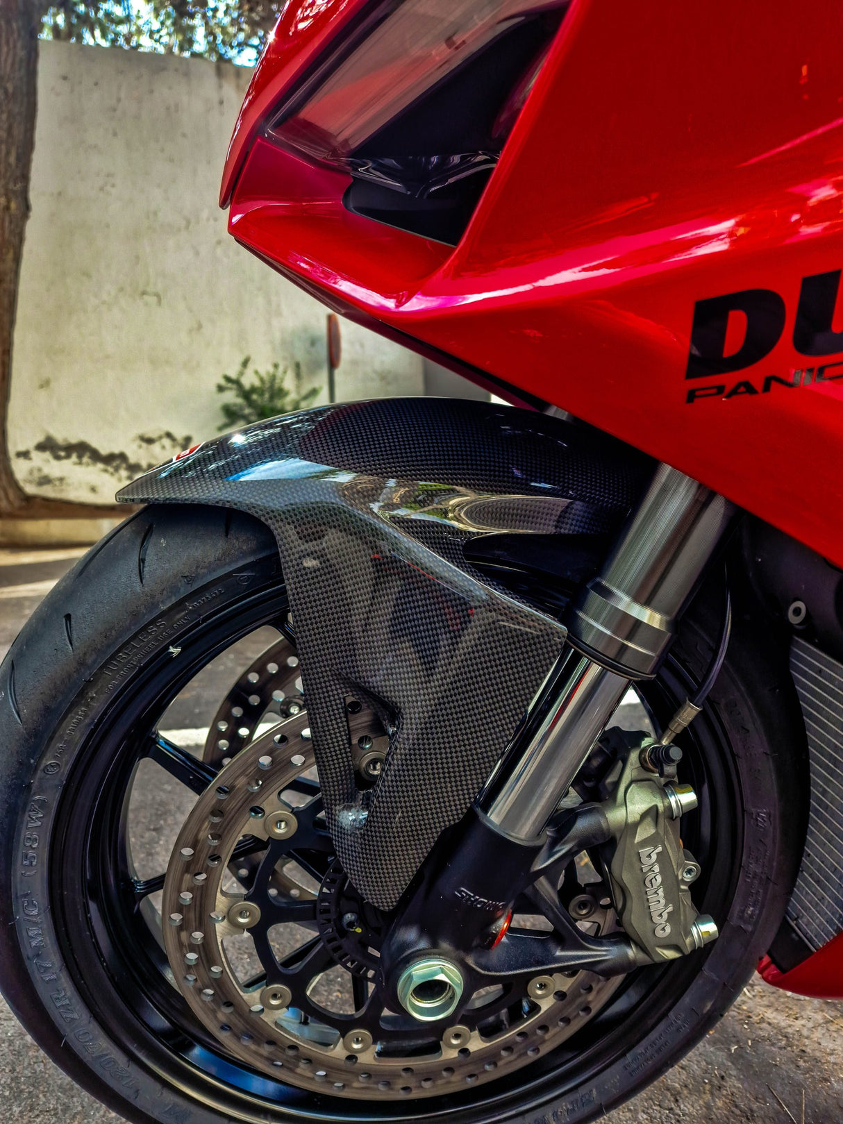 DUCATI Panigale V2 Carbon Fiber Front Fender