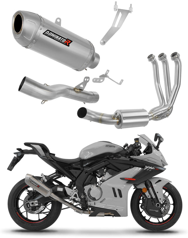 Dominator full exhaust system for CF MOTO 675 SR-R 2024-2026 (race use)