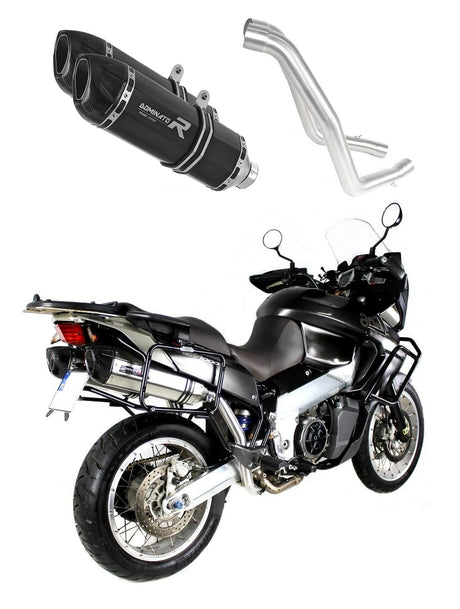 Aprilia ETV 1000 Caponord 2001 - 2004 Exhaust Silencer Muffler HP1 BLACK + dB killer medium 20 m.