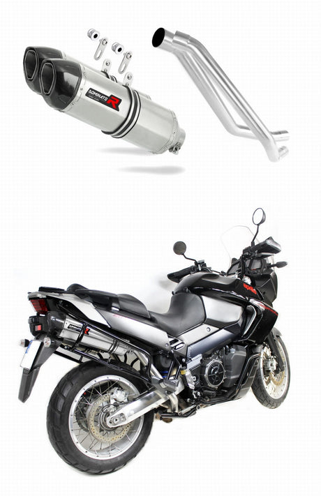 Aprilia ETV 1000 Caponord 2005 - 2007 Exhaust Silencer Muffler HP1 + dB killer medium 20 m.