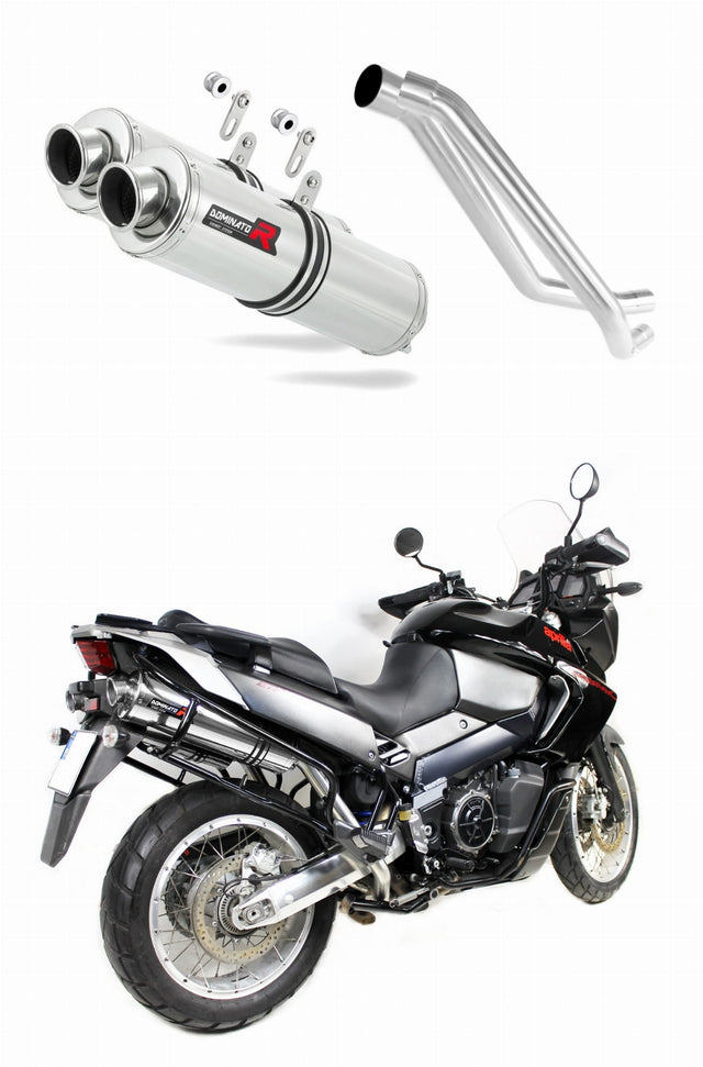 Aprilia ETV 1000 Caponord 2005 - 2007 Exhaust Silencer Muffler ST + dB killer medium 20 m.