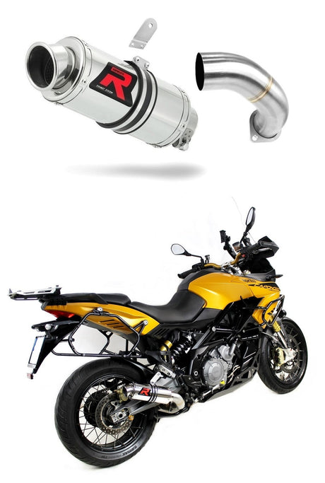 Aprilia ETV 1200 Caponord 2013 - 2016 Exhaust Silencer Muffler GP1 + dB killer medium 20 m.