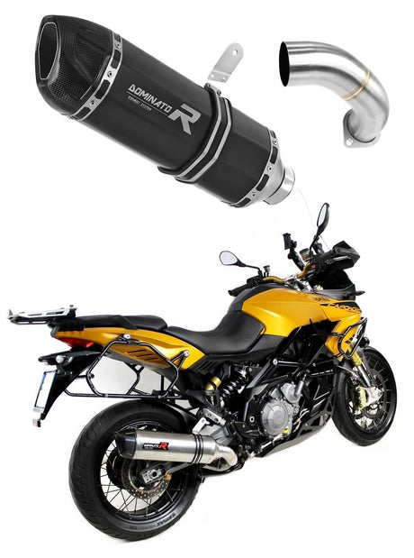 Aprilia ETV 1200 Caponord 2013 - 2016 Exhaust Silencer Muffler HP1 BLACK + dB killer medium 20 m.