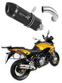 Aprilia ETV 1200 Caponord 2013 - 2016 Exhaust Silencer Muffler HP1 BLACK + dB killer medium 20 m.