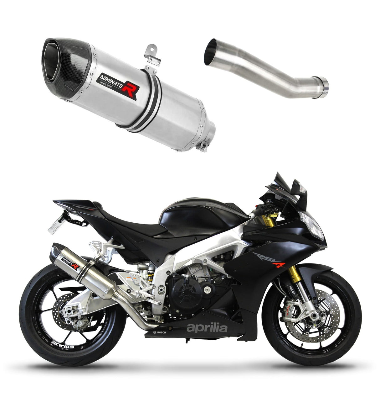 Aprilia RSV 4 R APRC Factory 2011 - 2015 Exhaust Silencer Muffler HP1 + dB killer medium 20 m.