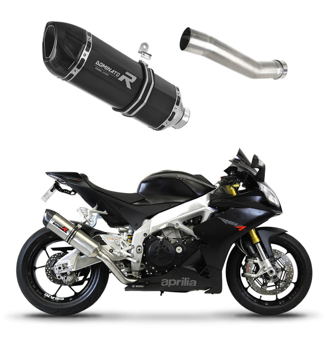 Aprilia RSV 4 R APRC Factory 2011 - 2015 Exhaust Silencer Muffler HP1 BLACK + dB killer medium 20 m.