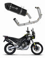 Aprilia Tuareg 660 2021 - 2023 Full Exhaust System Collector Silencer HP7 BLACK + dB killer medium 20 m.