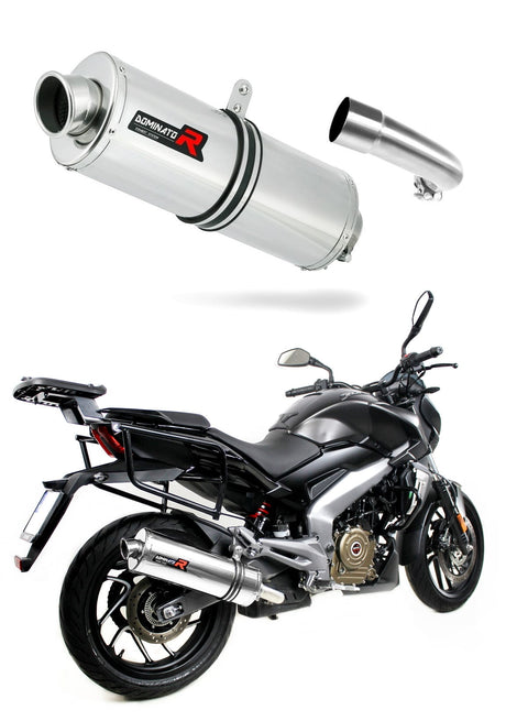 Bajaj Dominar 400 2016 - 2018 Exhaust Silencer Muffler OV + dB killer medium 20 m.
