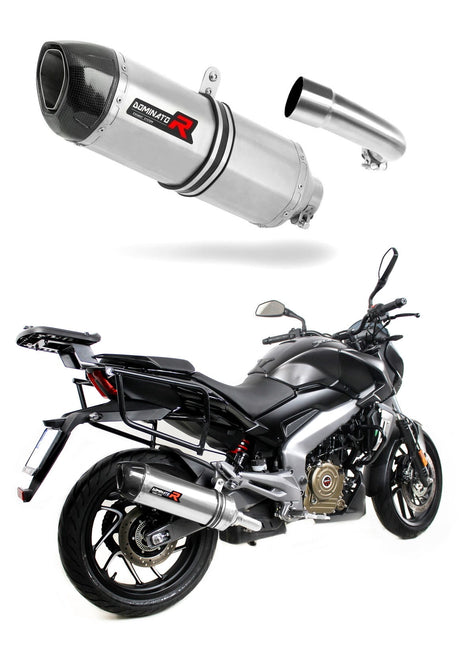 Bajaj Dominar 400 2016 - 2018 Exhaust Silencer Muffler HP1 + dB killer medium 20 m.