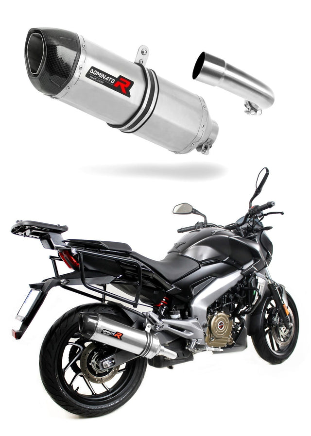 Bajaj Dominar 400 2016 - 2018 Exhaust Silencer Muffler HP1 + dB killer medium 20 m.