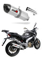 Bajaj Dominar 400 2016 - 2018 Exhaust Silencer Muffler HP1 + dB killer medium 20 m.
