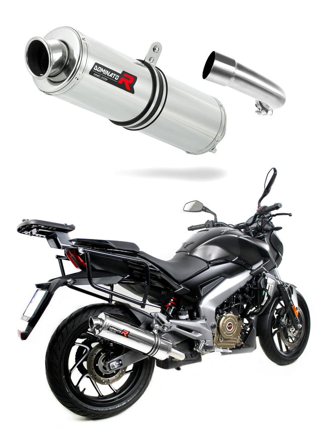 Bajaj Dominar 400 2016 - 2018 Exhaust Silencer Muffler ST + dB killer medium 20 m.