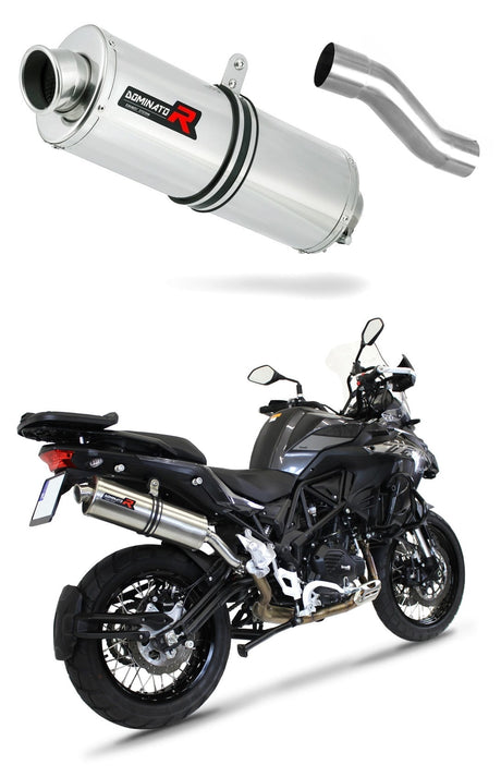 Benelli TRK 502 X 2018 - 2021 Exhaust Silencer Muffler OV + dB killer medium 20 m.