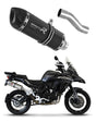 Benelli TRK 502X 2018 - 2021 Exhaust Silencer Muffler HP1 BLACK + dB killer medium 20 m.