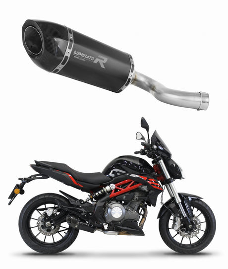 Benelli BN 302 S 2016 - 2020 Exhaust Silencer Muffler HP5 BLACK + dB killer medium 20 m.