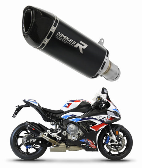 BMW M1000RR 2021 - 2022 Exhaust Silencer Muffler HP6 BLACK + dB killer medium 20 m.