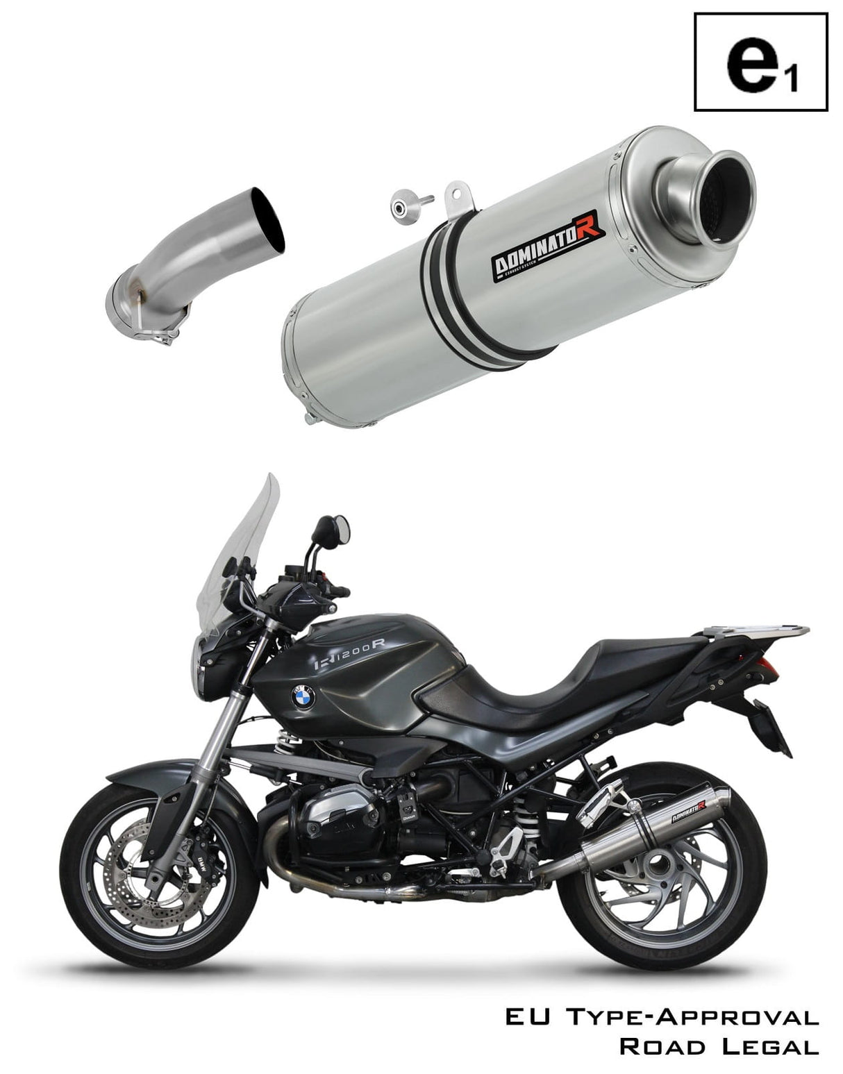 BMW R1200R 2010 - 2014 EU Approved Exhaust Silencer ST 20 m.