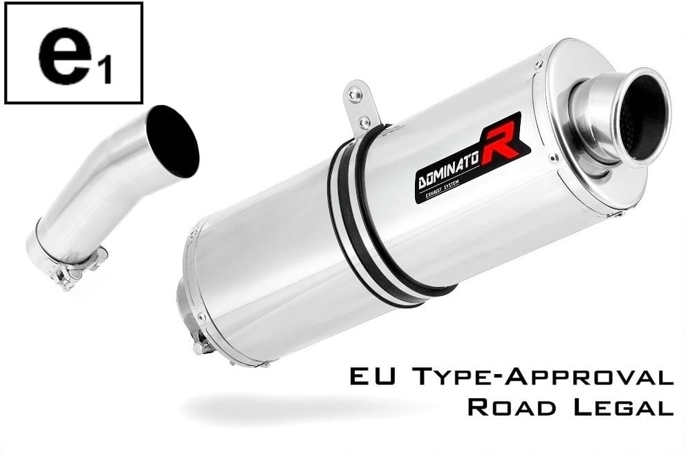 F700GS EU Approved Exhaust Silencer OVAL 2012 - 2017 20 m.