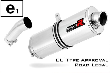 F800GT EU Approved Exhaust Silencer OVAL 2012 - 2019 20 m.