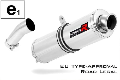 F800GT EU Approved Exhaust Silencer ROUND 2012 - 2019 20 m.