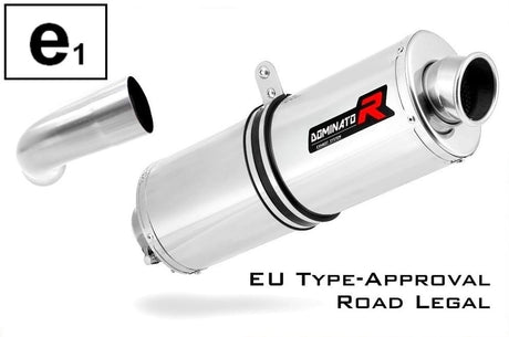 F800S EU Approved Exhaust Silencer OVAL 2006 - 2012 20 m.