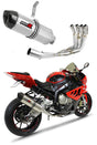 BMW S1000RR 2017 - 2018 Full Exhaust System Collector Silencer HP1 + dB killer medium 20 m.