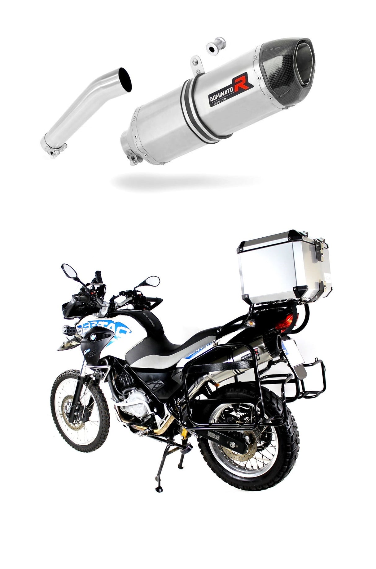 BMW G650 GS 2011 - 2018 Exhaust Silencer Muffler HP1 + dB killer medium 20 m.
