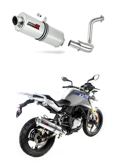 BMW G310GS 2016 - 2024 Exhaust Silencer Muffler OV + dB killer medium 20 m.