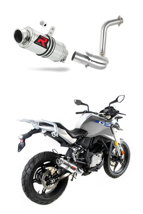 BMW G310GS 2016 - 2024 Exhaust Silencer Muffler GP1 + dB killer medium 20 m.