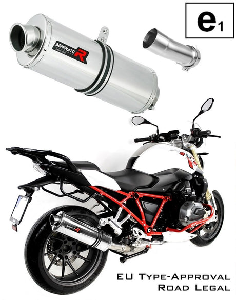 R1200RS EU Approved Exhaust Silencer OVAL 2015 - 2018 20 m.