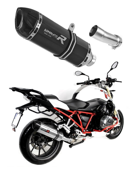 BMW R1200R 2015 - 2018 Exhaust Silencer Muffler HP1 BLACK + dB killer medium 20 m.