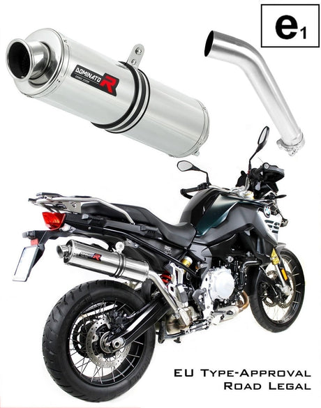 F850GS Adventure EU Approved Exhaust Silencer ROUND 2016 - 2020 20 m.