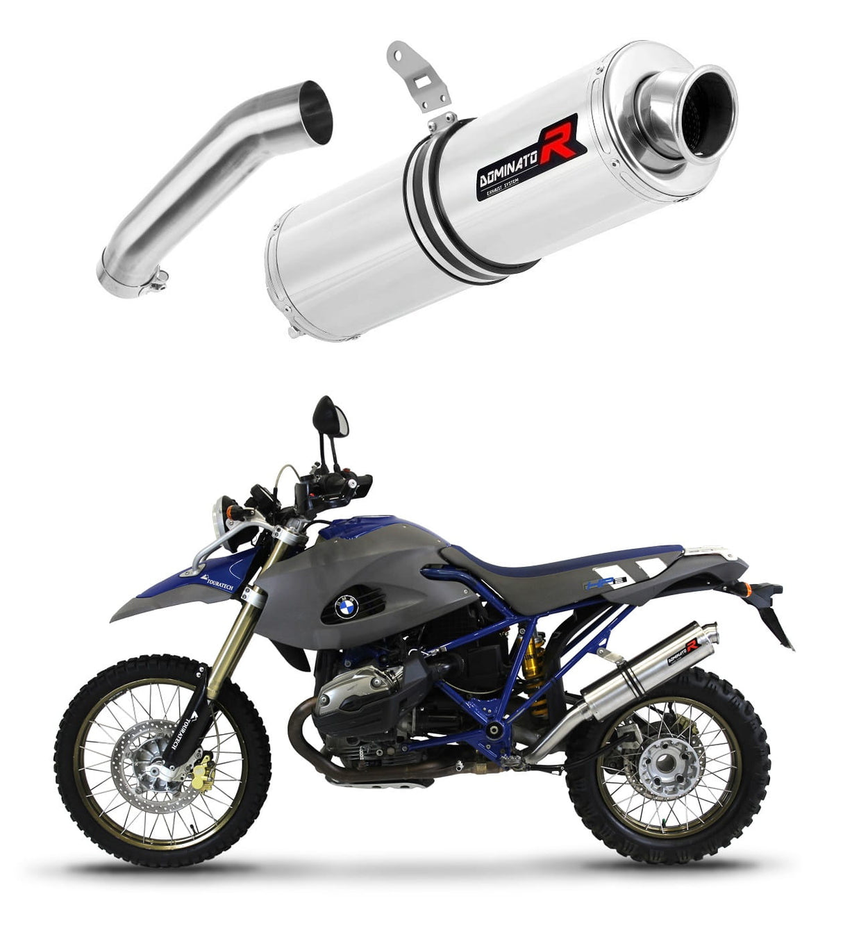 BMW HP2 Enduro 2004 - 2007 Exhaust Silencer Muffler ST + dB killer medium 20 m.