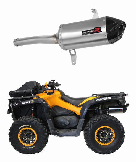 Can am Outlander 650 2013 - 2017 Exhaust Silencer Muffler HP7 + dB killer medium 20 m.