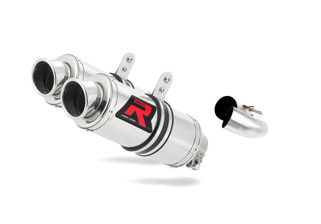 Ducati MONSTER 696 2008 - 2014 Exhaust Silencer Muffler GP1 + dB killer medium 20 m.