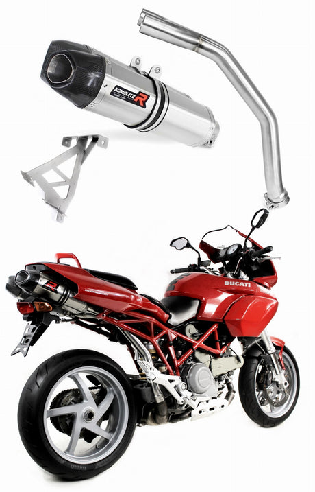 Ducati MULTISTRADA DS 1000 2003 2007 Exhaust Silencer Muffler HP1 + dB killer medium 20 m.